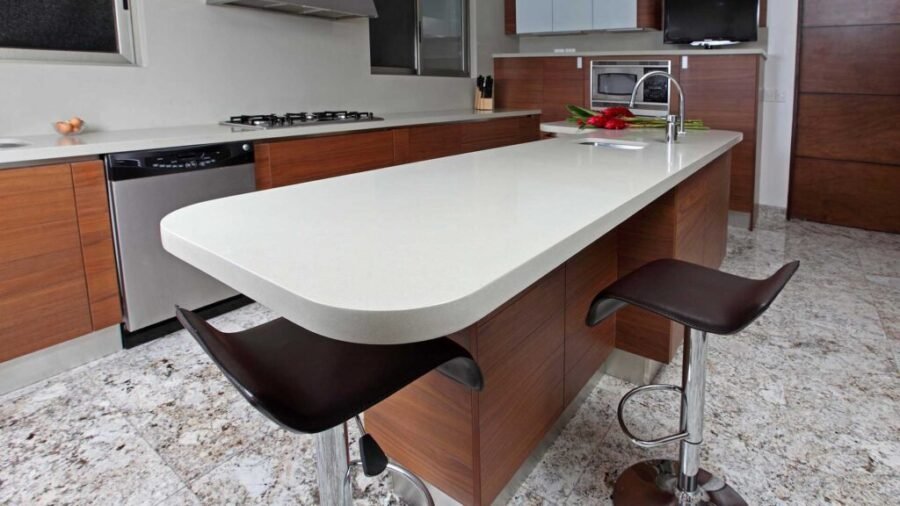 Composiet Aanrechtbladen Linen Caesarstone