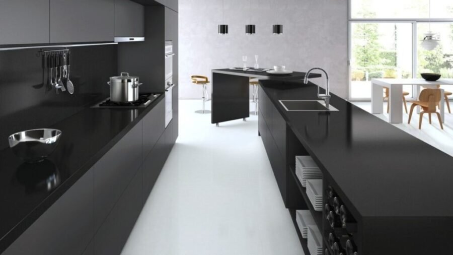 Composiet Aanrechtbladen Jet Black Caesarstone