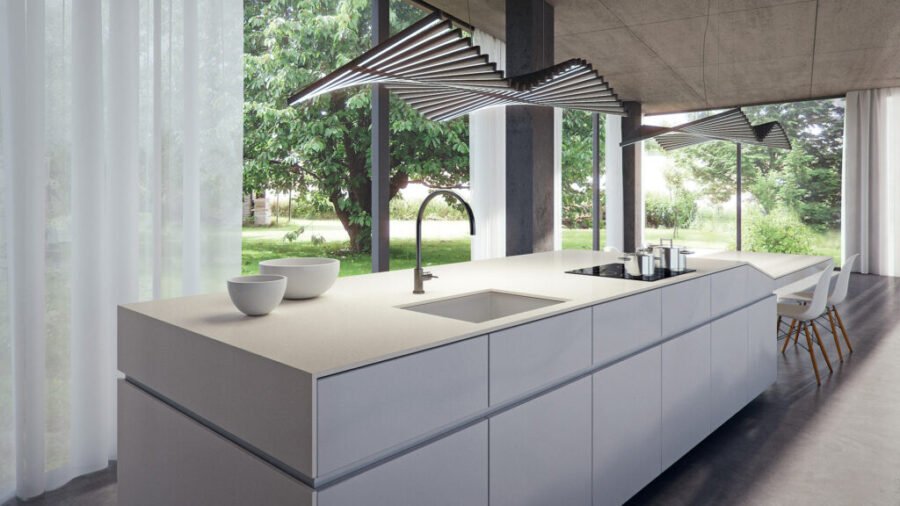 Composiet Aanrechtbladen Fresh Concrete Caesarstone