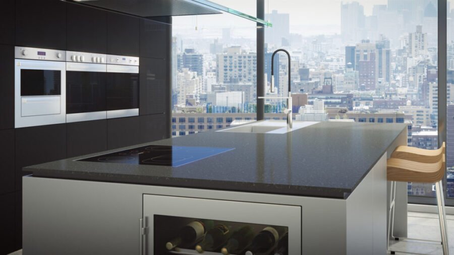 Composiet Aanrechtbladen Piatra Grey Caesarstone