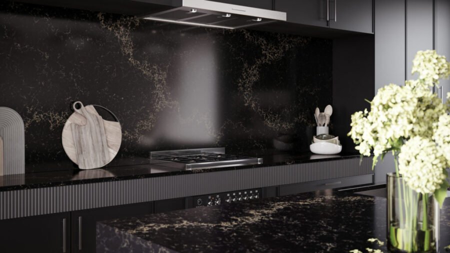 Composiet Aanrechtbladen Vanilla Noir Caesarstone