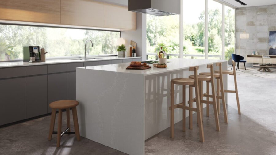 Composiet Aanrechtbladen Alpine Mist Caesarstone