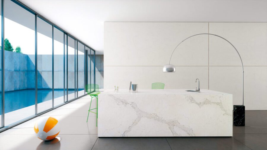 Composiet Aanrechtbladen Calacatta Nuvo Caesarstone