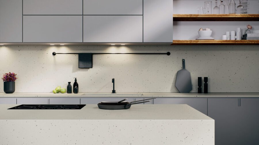 Composiet Aanrechtbladen Frozen Terra Caesarstone