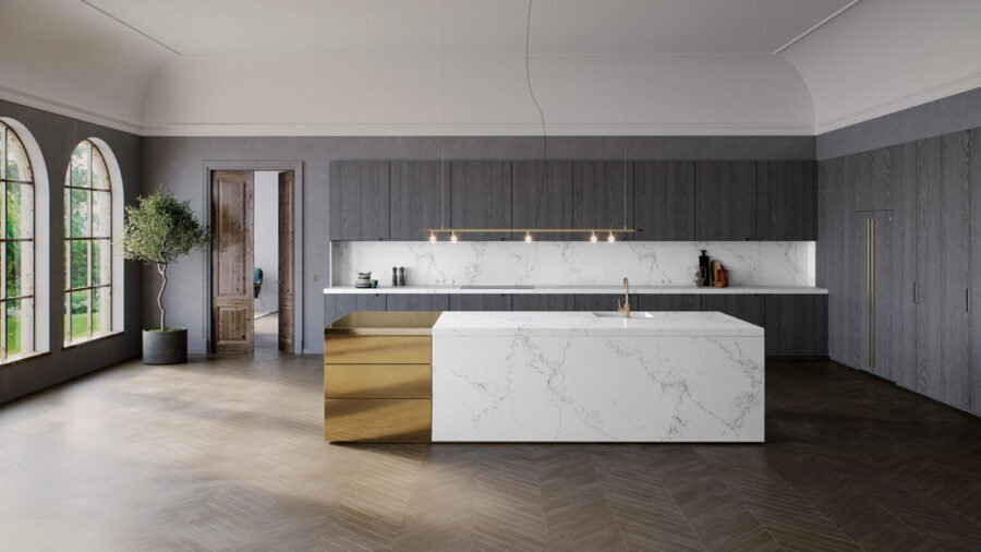 Composiet Aanrechtbladen Empira White Caesarstone