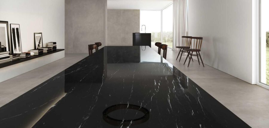 Marazzi Marble Look Elegant Black keramiek Keukenbladen