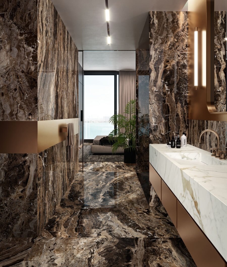 Marazzi Marble Look Frappuccino keramiek Aanrechtbladen