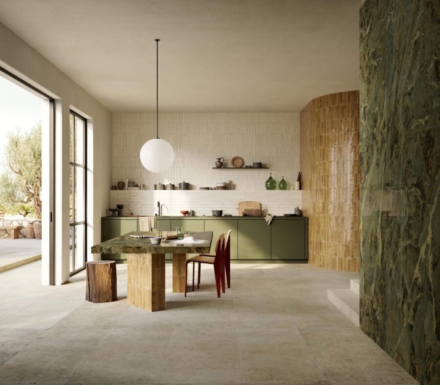 keramiek Werkbladen Marazzi Verde Borgogna