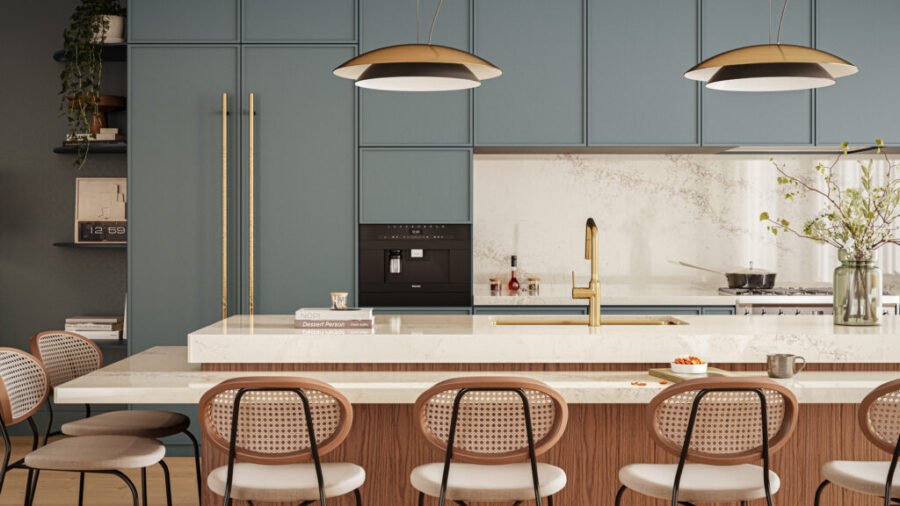 Composiet Aanrechtbladen Celestial Sky Caesarstone