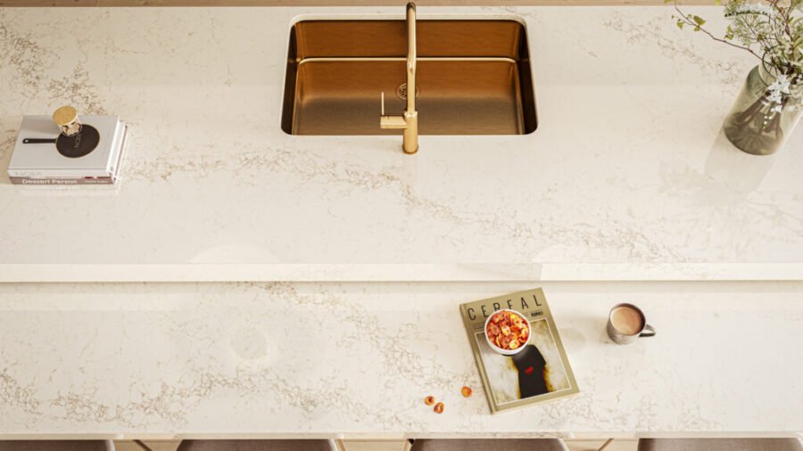 Composiet Aanrechtbladen Celestial Sky Caesarstone