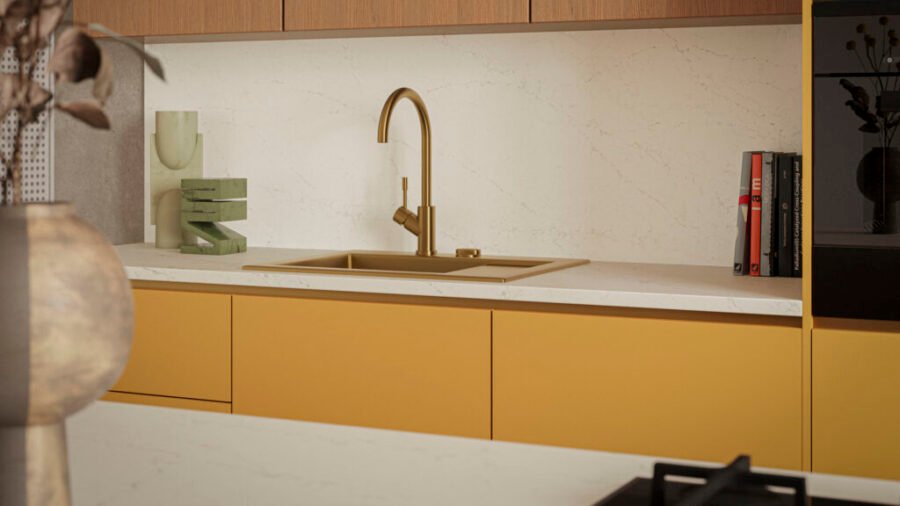 Composiet Aanrechtbladen Dreamy Carrara Caesarstone