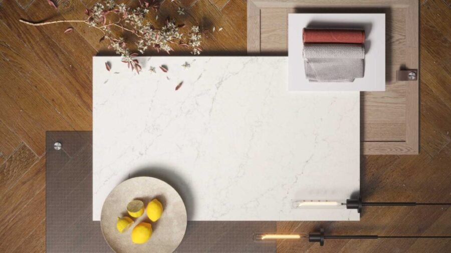 Composiet Aanrechtbladen Dreamy Carrara Caesarstone