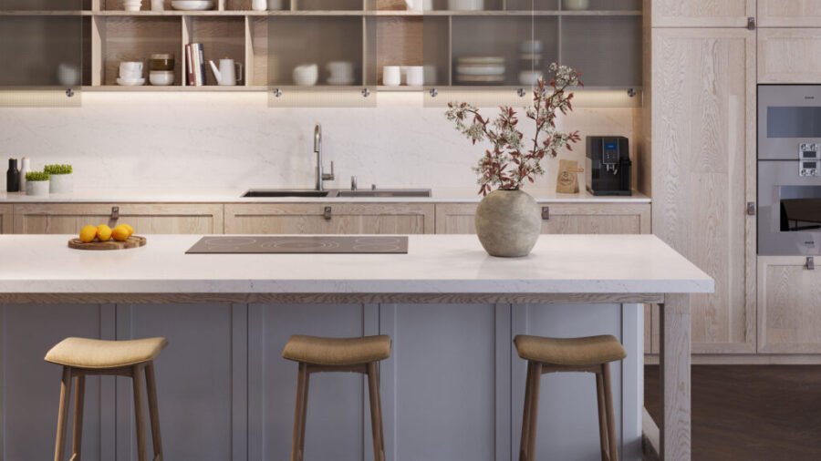 Composiet Aanrechtbladen Dreamy Carrara Caesarstone