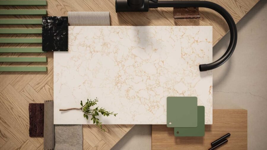 Composiet Aanrechtbladen Goldfinch Caesarstone