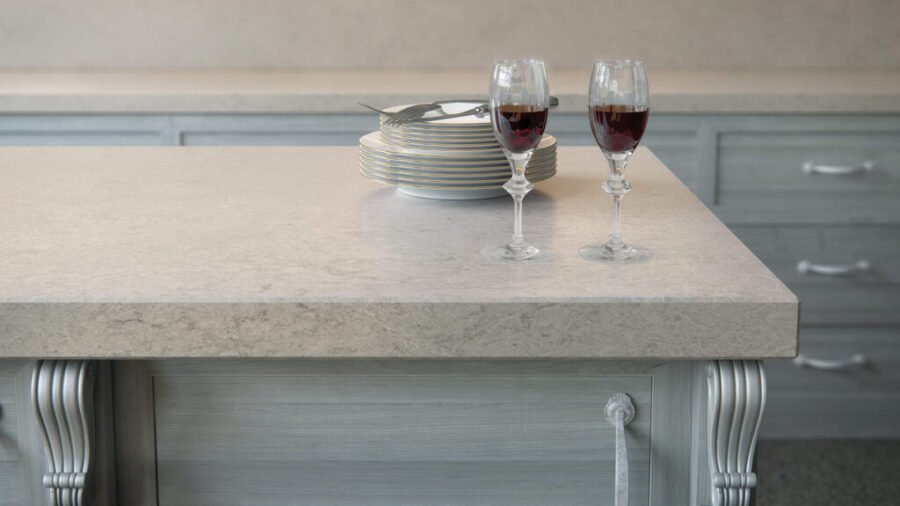 Composiet Aanrechtbladen Bianco Drift Caesarstone