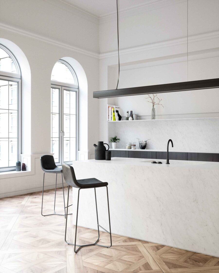 Neolith Blanco Carrara Keramiek Werkbladen (1)