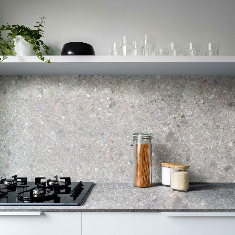 Neolith Terrazo Ceppo Keramiek Keukenbladen