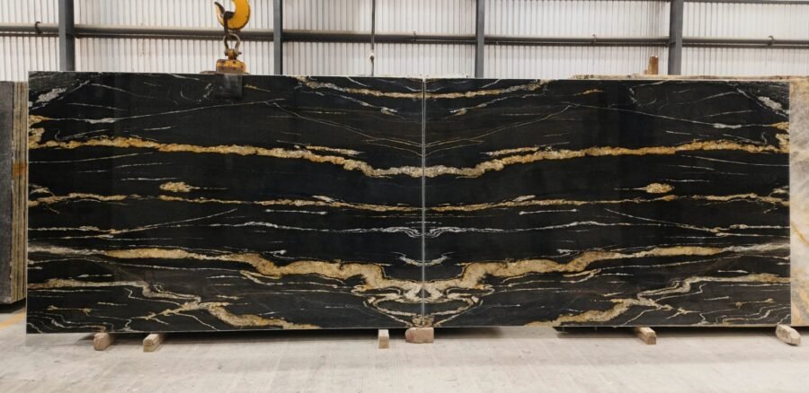 Black Fussion Kwartsiet Keukenbladen