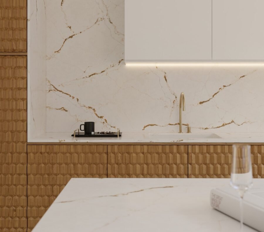 Silestone Versailles Ivory composiet Aanrechtbladen