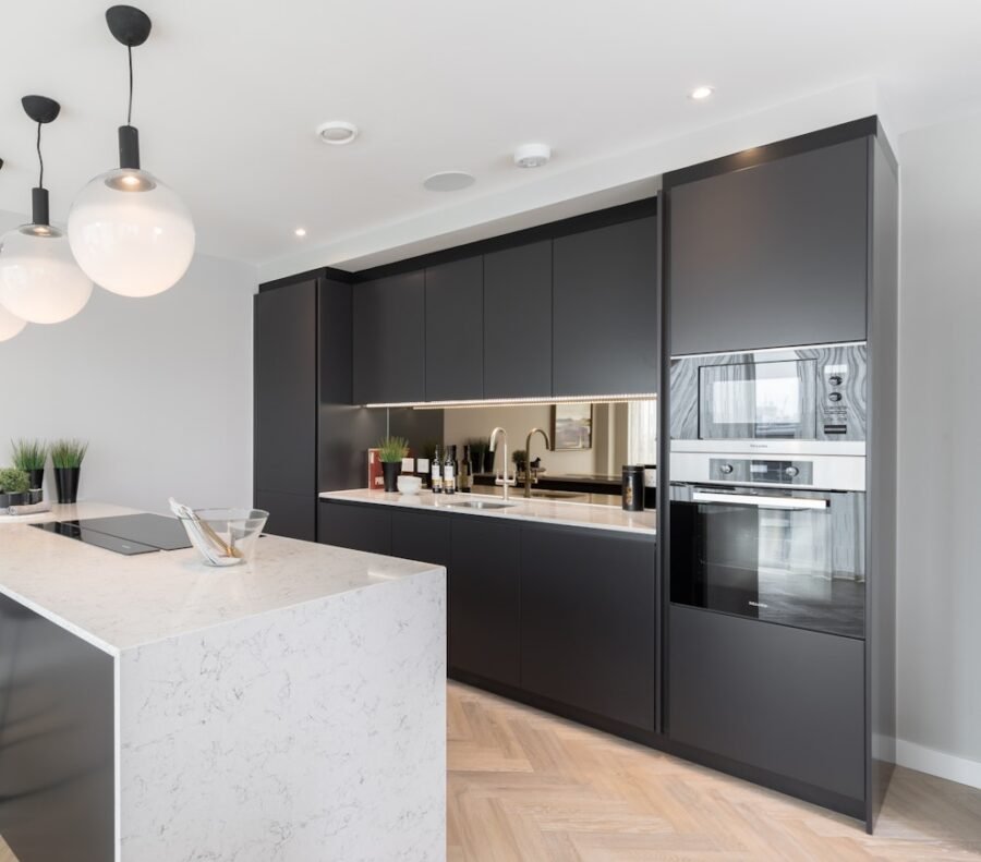 composiet keukenbladen White Arabesque Silestone
