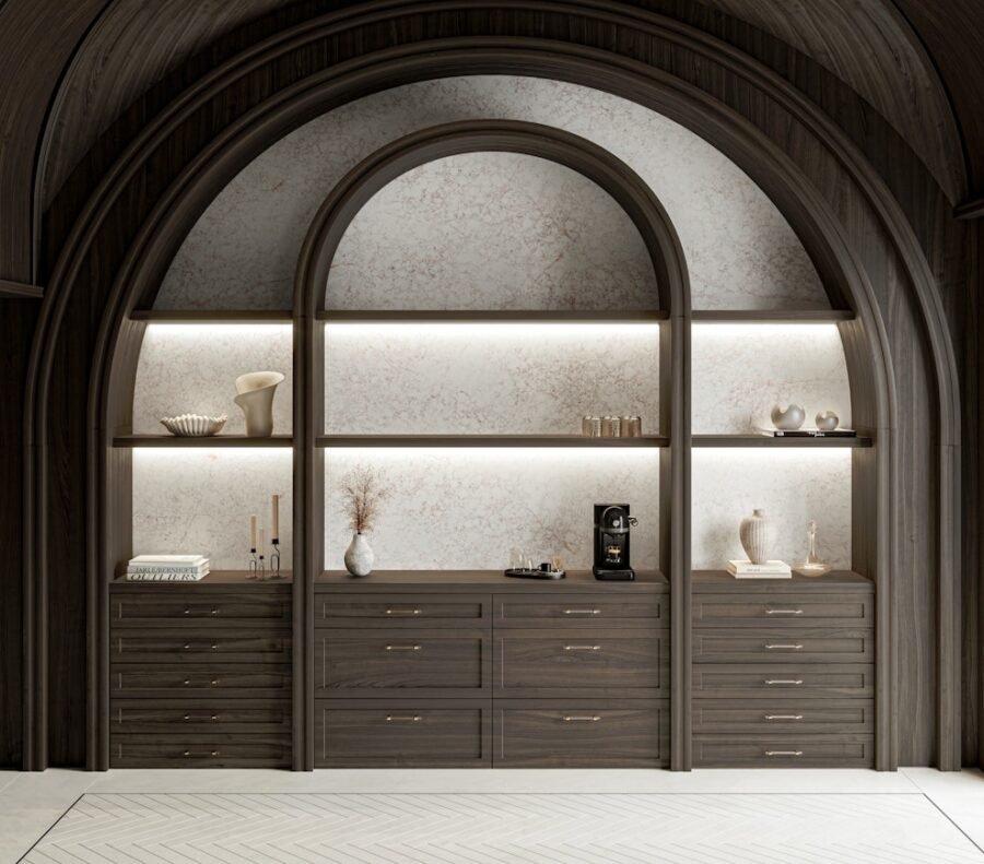 Silestone Rivière Rose composiet Werkbladen