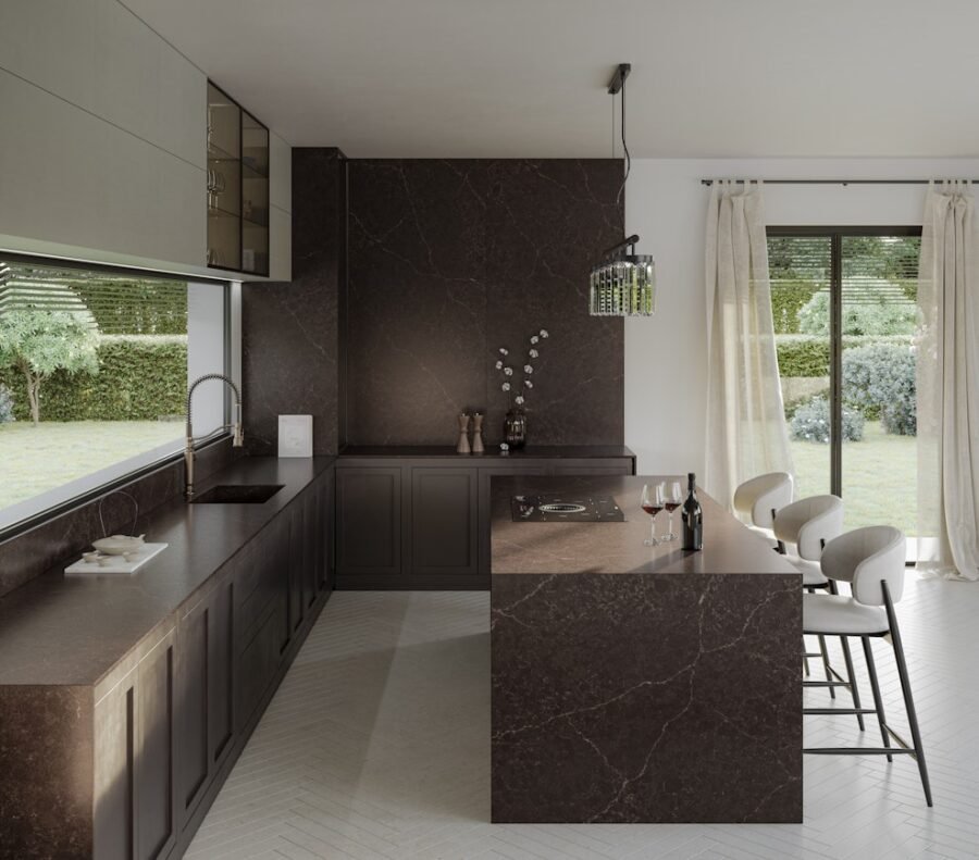 Château Brown Silestone composiet Aanrechtbladen