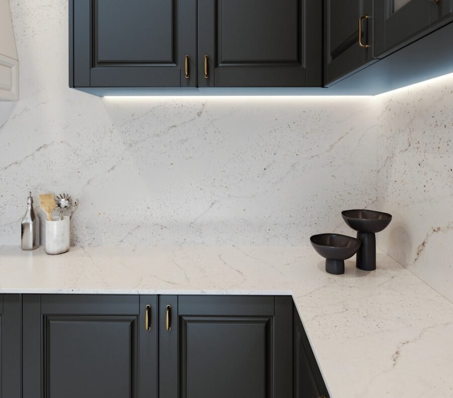 Silestone Eclectic Pearl composiet Werkbladen