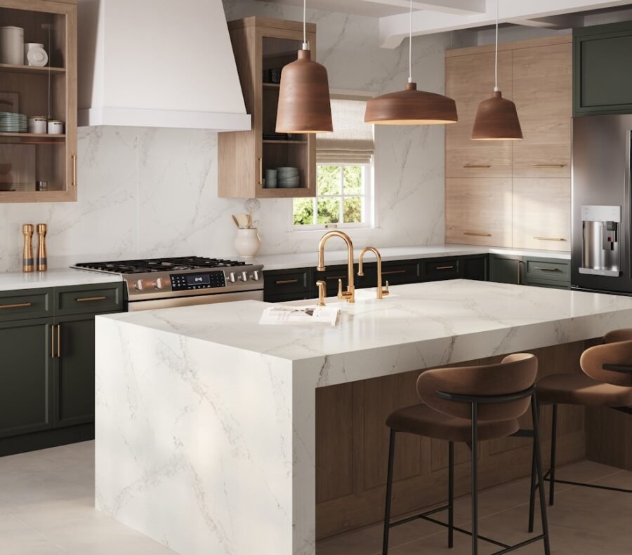 Silestone Bronze Rivers composiet keukenbladen