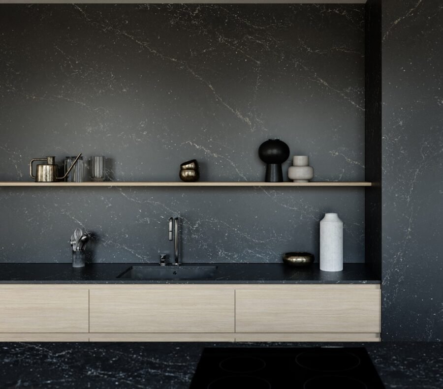 Silestone Romantic Ash composiet keukenbladen