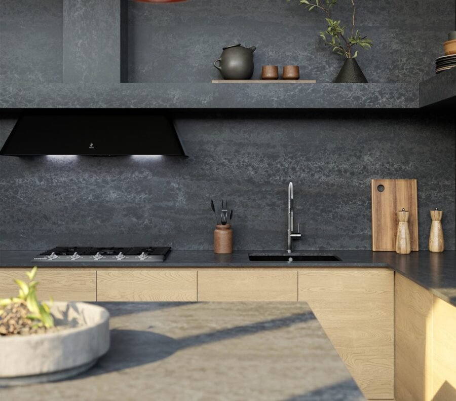 Silestone Raw D composiet Keukenbladen