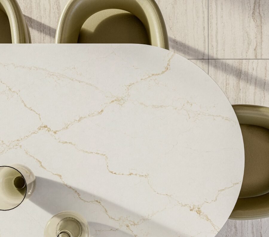 Blanc Élysée Silestone composiet Aanrechtbladen