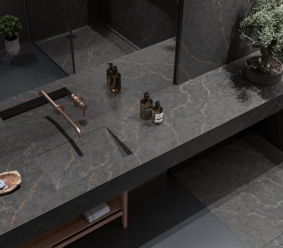 Silestone Bohemian Flame composiet Aanrechtbladen