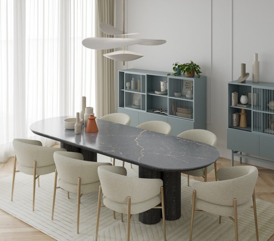 Silestone Parisien Bleu composiet Werkbladen