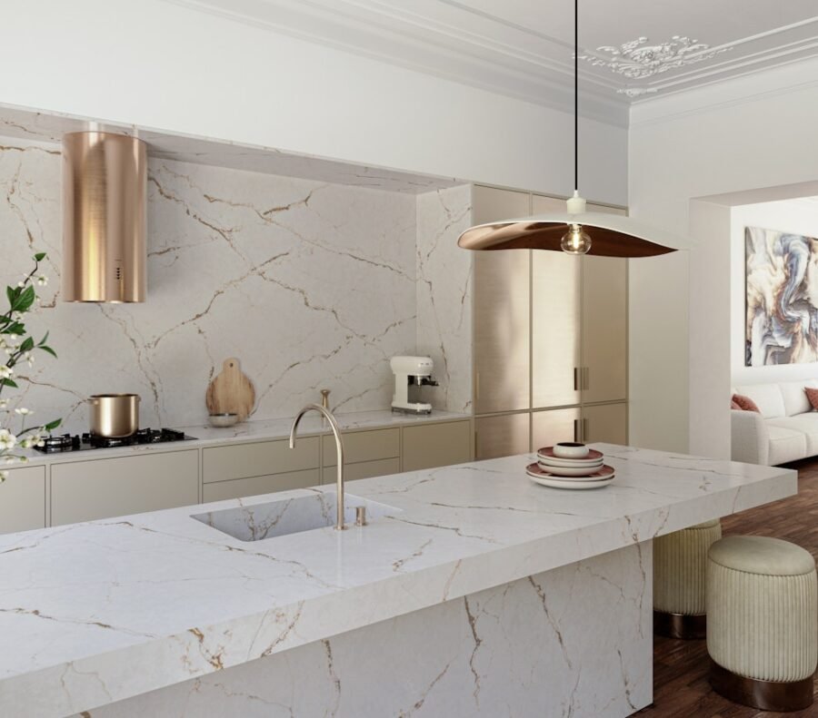 Silestone Versailles Ivory composiet Aanrechtbladen