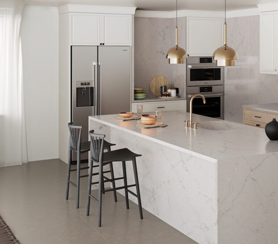 Silestone Victorian Silver composiet keukenbladen