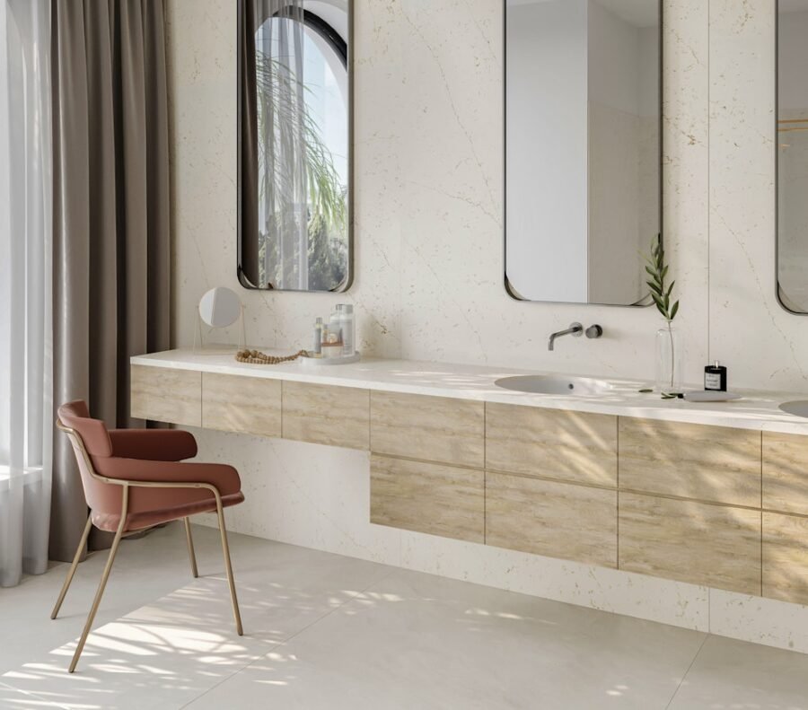 Silestone Persian White composiet Aanrechtbladen
