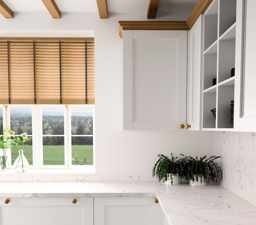 composiet keukenbladen White Arabesque Silestone