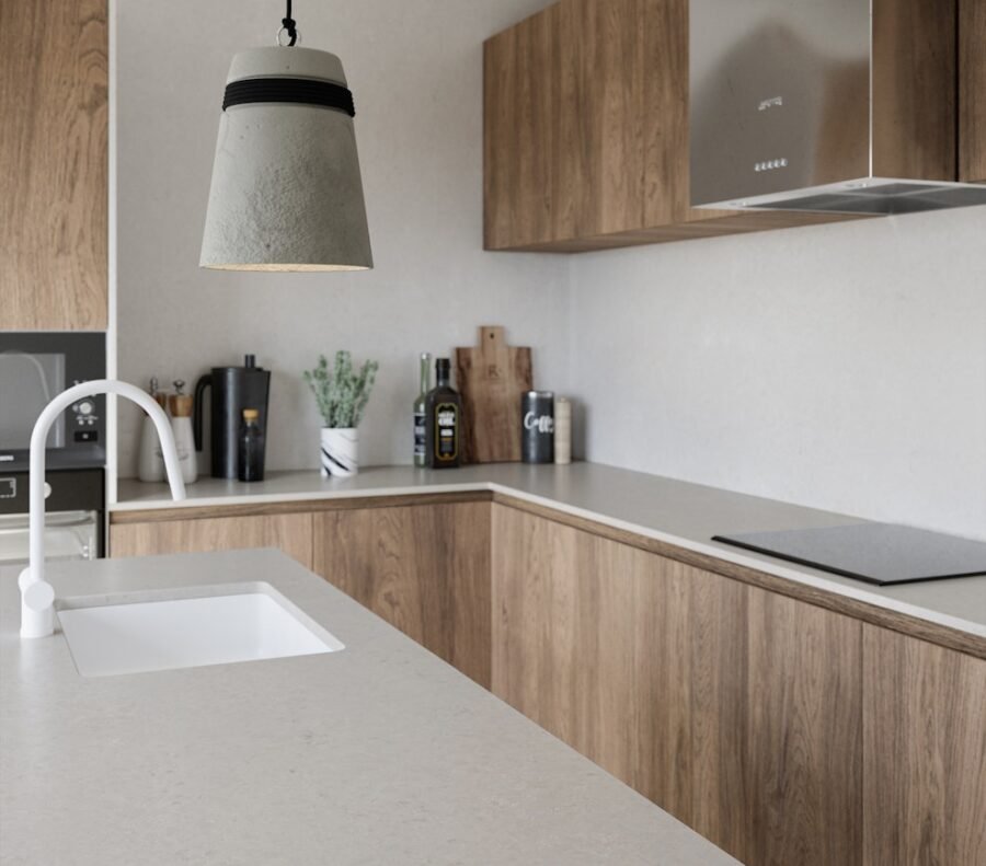 Motion Grey Silestone composiet Werkbladen
