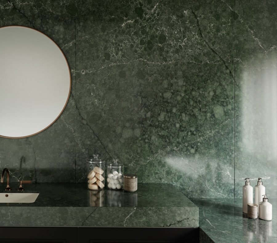 Silestone Jardin Emerald composiet keukenbladen
